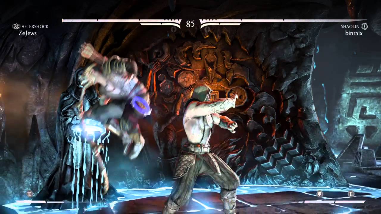 MKX: binraix (Shaolin) vs ZeJews (Aftershock) - angry Tremor player...