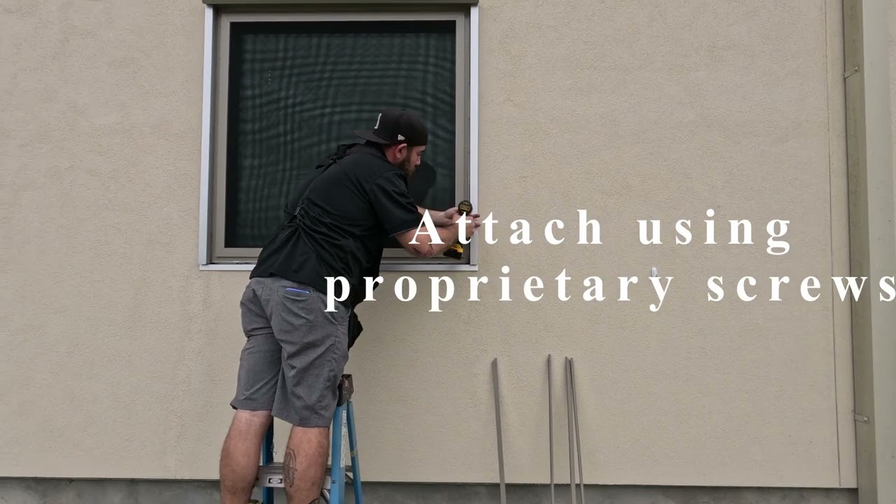 Crimsafe Security Screen Installation