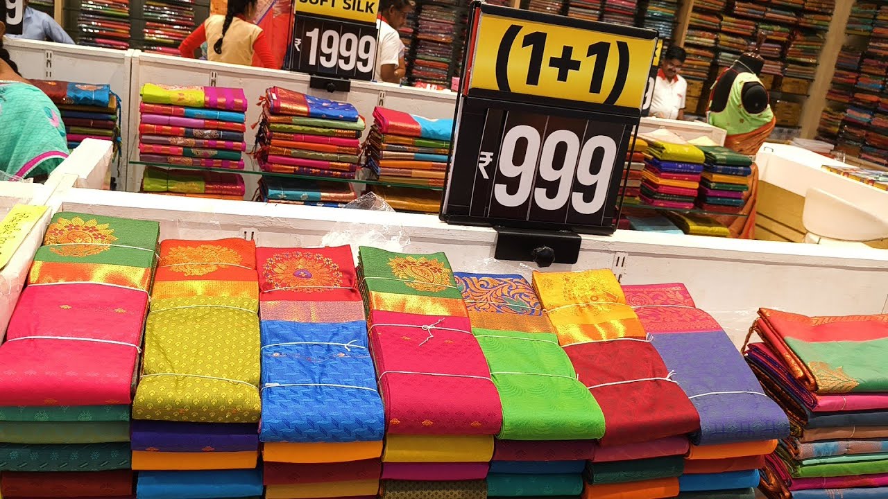💥 Mega Saree Sale | Banglori silk 1+2 offer/@999 1+2 soft silk @599 1+2 Cotton saree r |555 Art silk