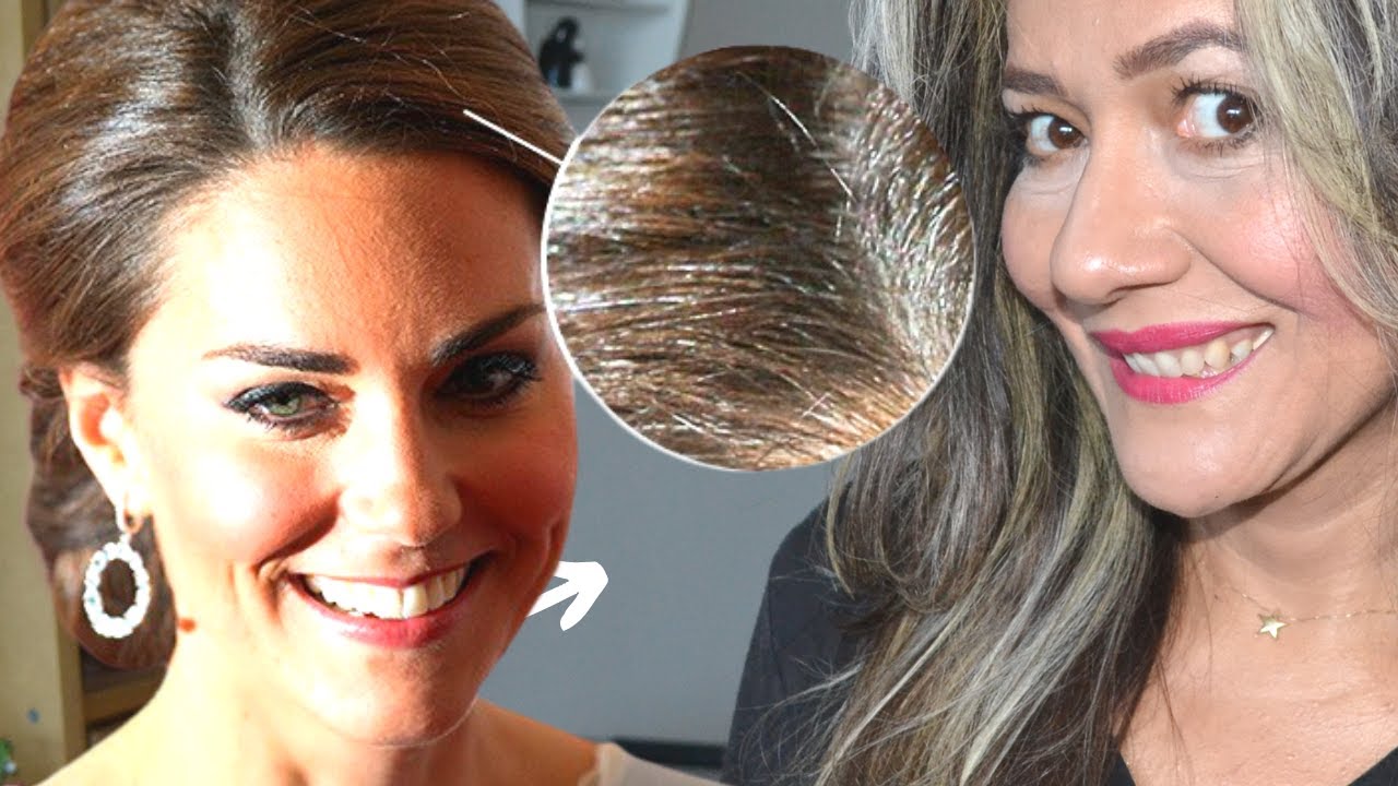 MELHOR COR PARA COBRIR CABELO BRANCO #TruqueDeSalão #HairTutorial