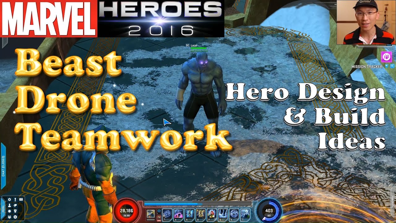 [Marvel Heroes] Beast Drone-Teamwork Design Review & Build Guide (Patch 2.04)