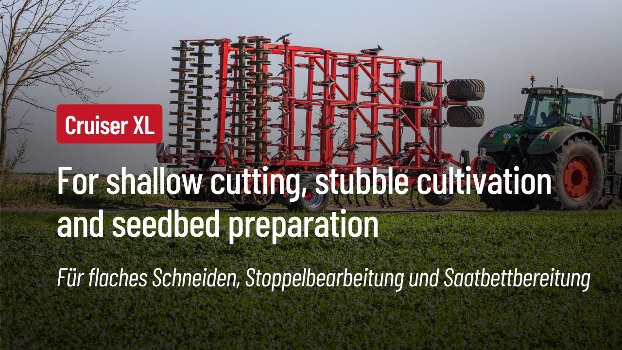 HORSCH Cruiser XL - shallow cutting, stubble cultivation and seedbed preparation
