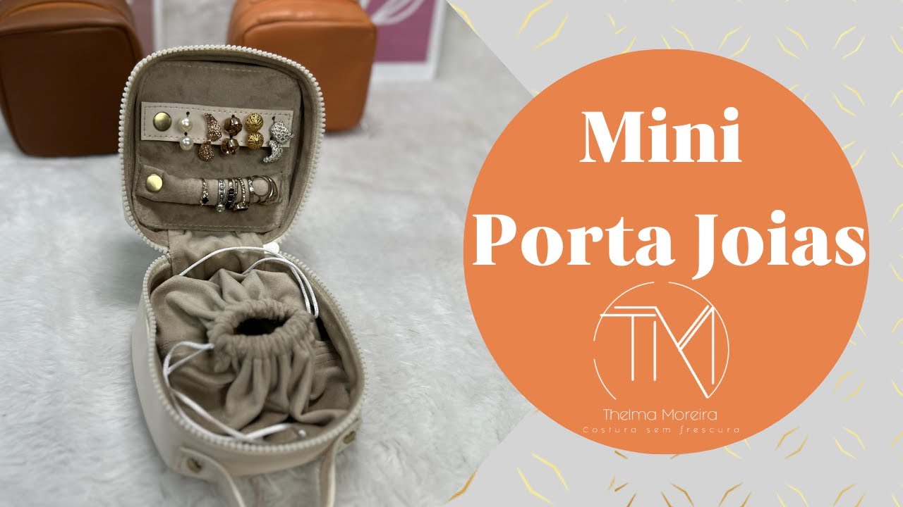 Como fazer um Mini porta joias - Molde gratuito