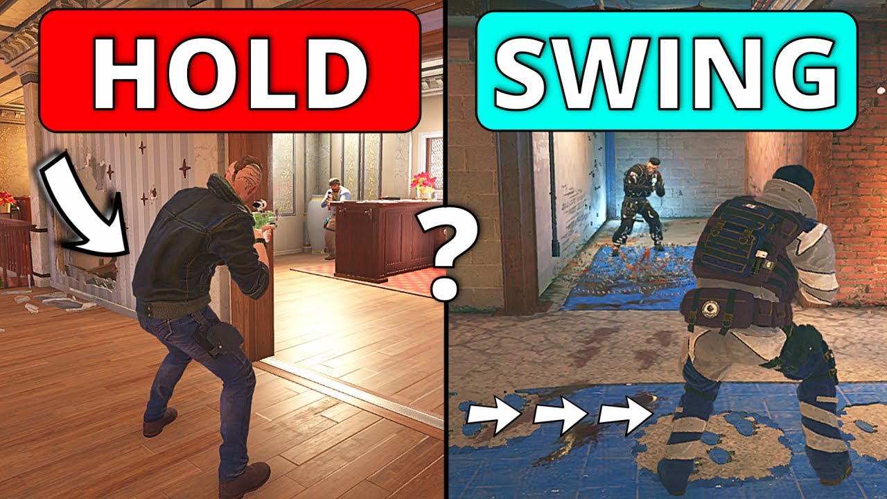 Когда нужно РАЗМАХИВАТЬСЯ и УДЕРЖИВАТЬ УГЛЫ в Rainbow Six Siege