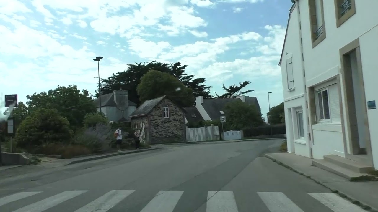Driving From 29550 Saint Nic To Pentrez-Plage, Finist&egrave;re, Brittany, France 30th August 2022