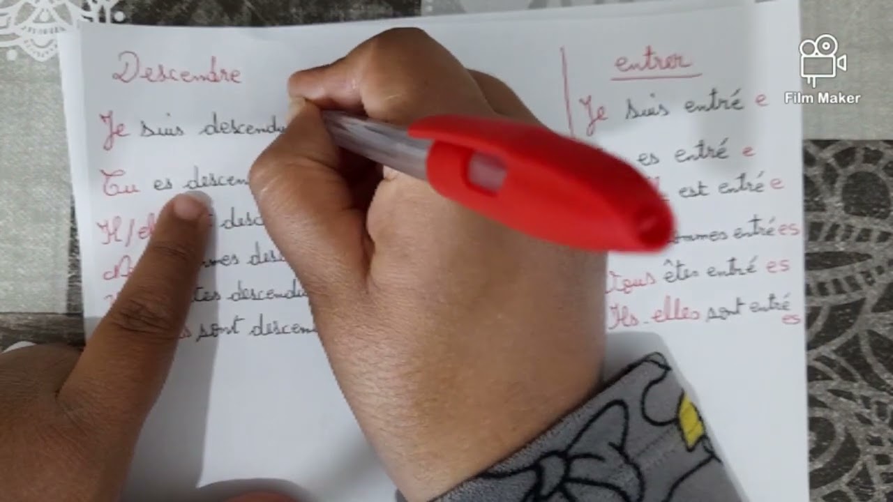 les verbes qui se conjuguent avec l'auxiliaire (être) ➕ la conjugaison de quelques verbes