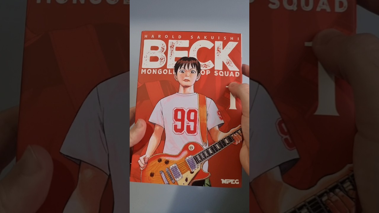 BECK (EDITORA MPEG) - AN&Aacute;LISE + UNBOXING #manga #mang&aacute; #shorts #anime #otaku