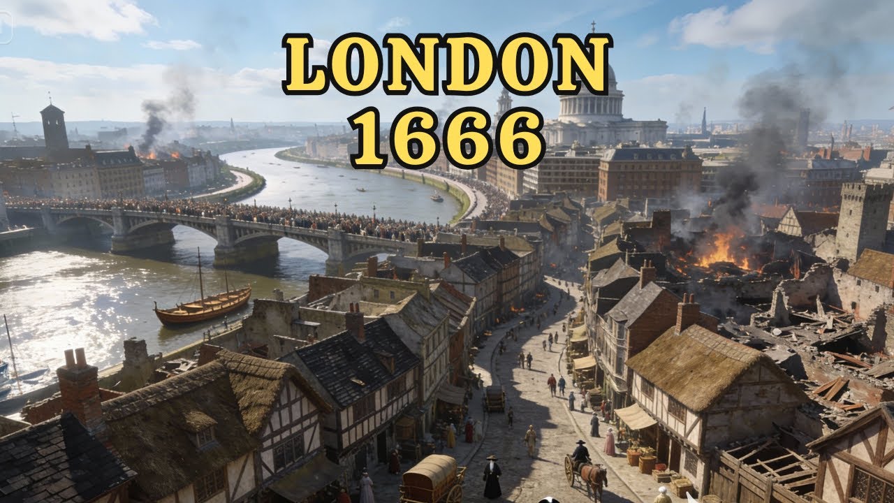 The entire history of London in 1666 (Recreated using AI)