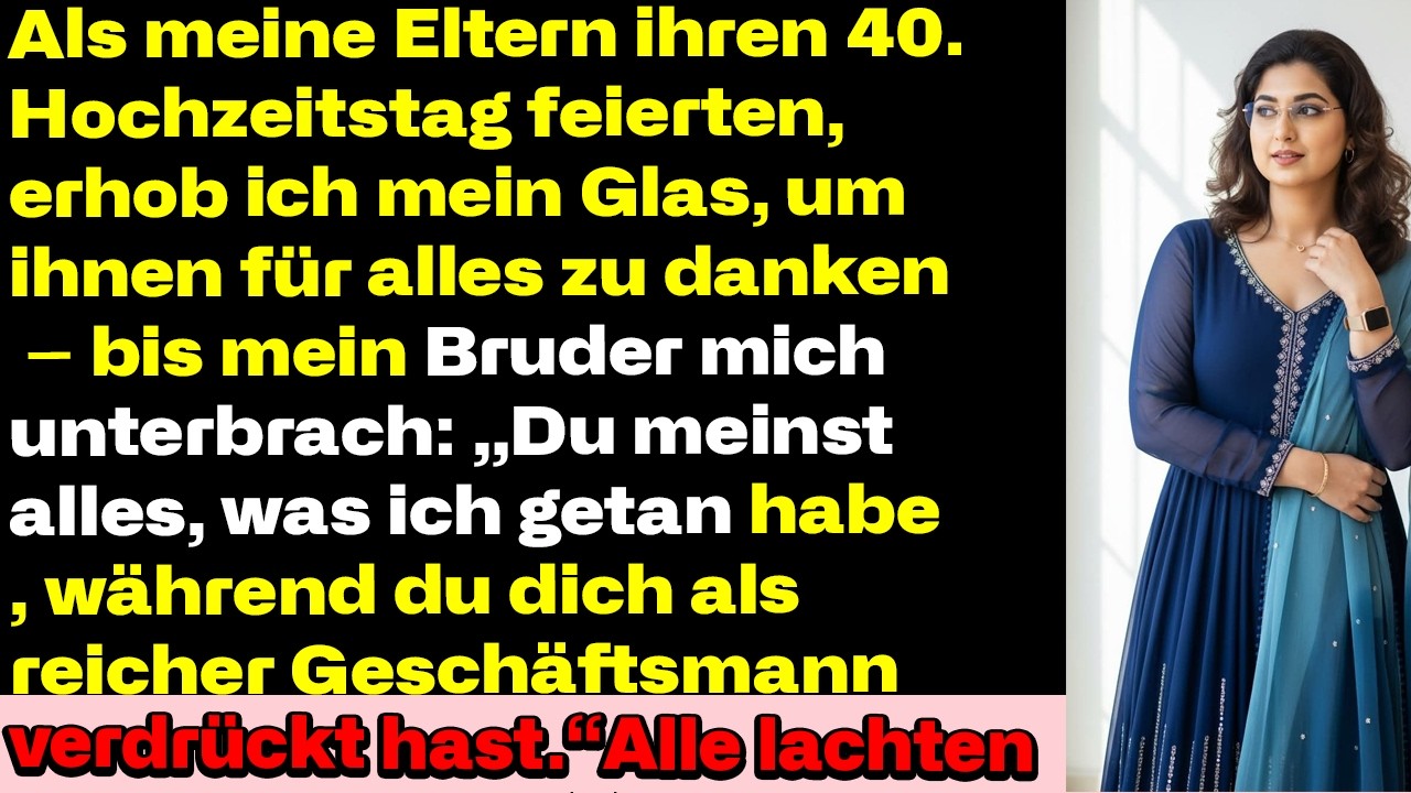 Zum 40. Jubiläum Dankte Ich Meinen Eltern – Ihre Reaktion Schockierte Mich