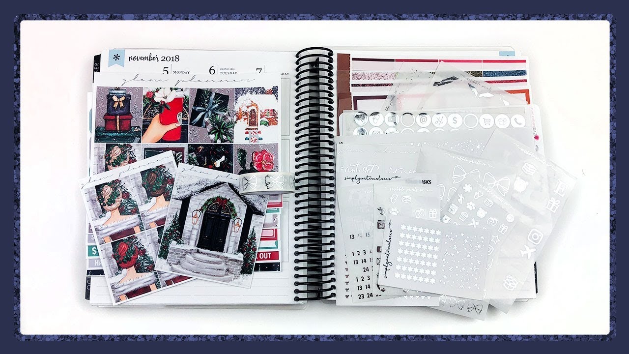 Plan With Me //Season's Greetings! (Glam Planner)