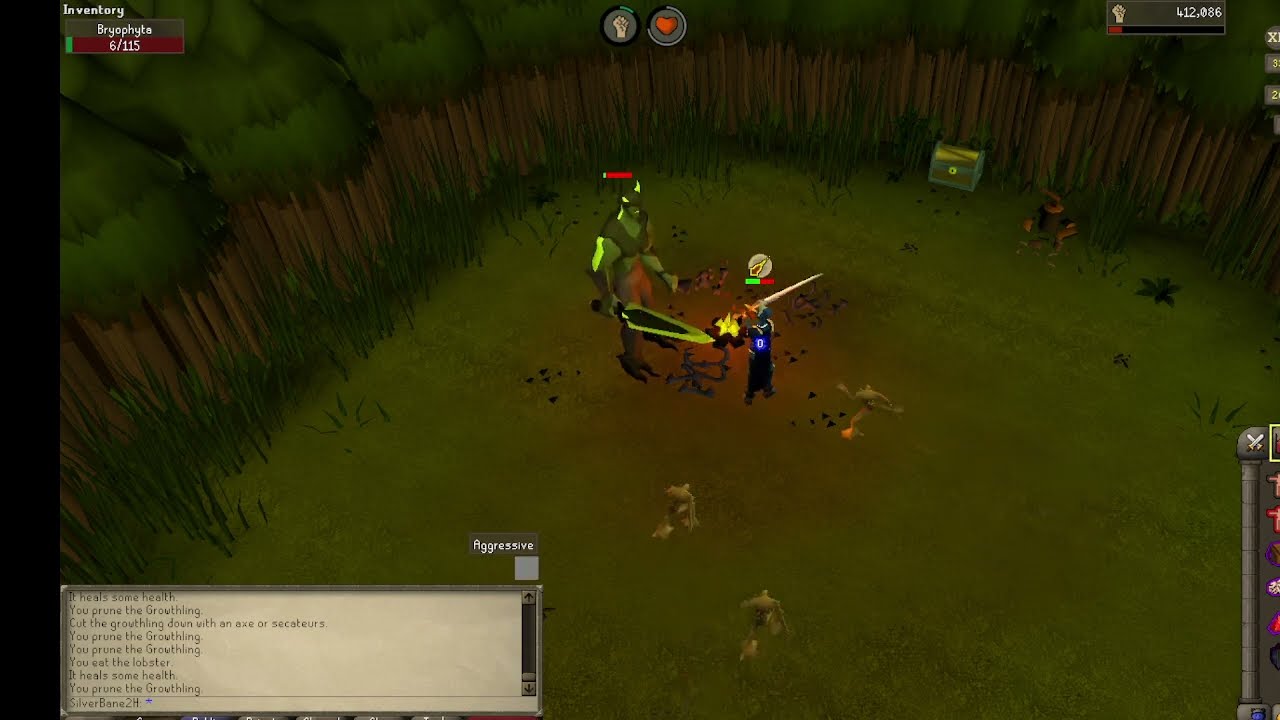 OSRS Bryophyta fight