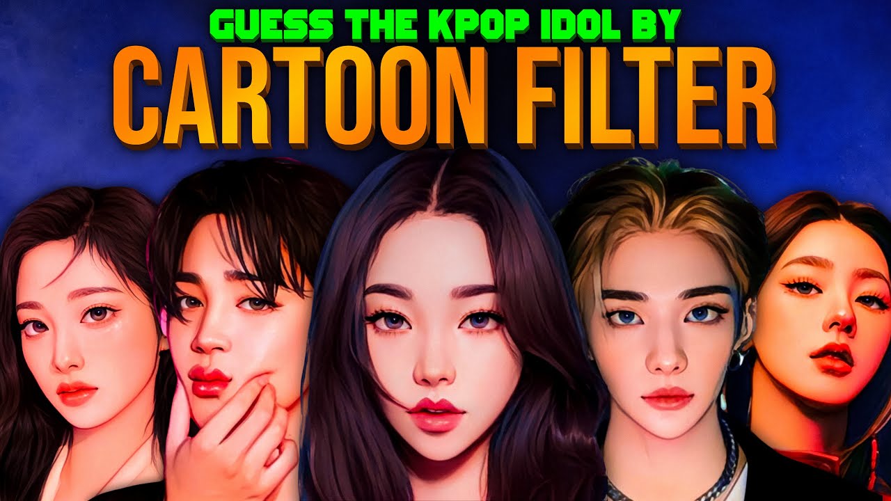 Guess The Kpop Idol by Cartoon/Webtoon Filter #4