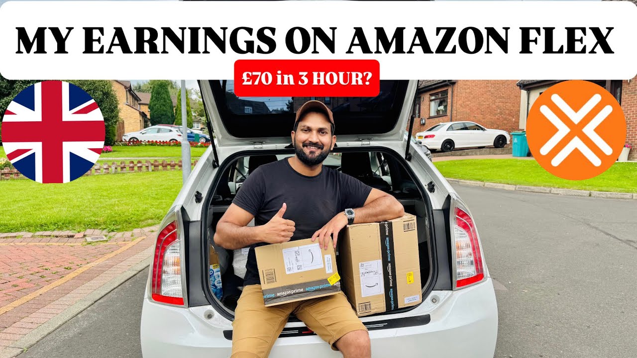 One Day with Amazon Flex UK &ndash; How Much Did I Earn? 🚗📦 | Saim Ali