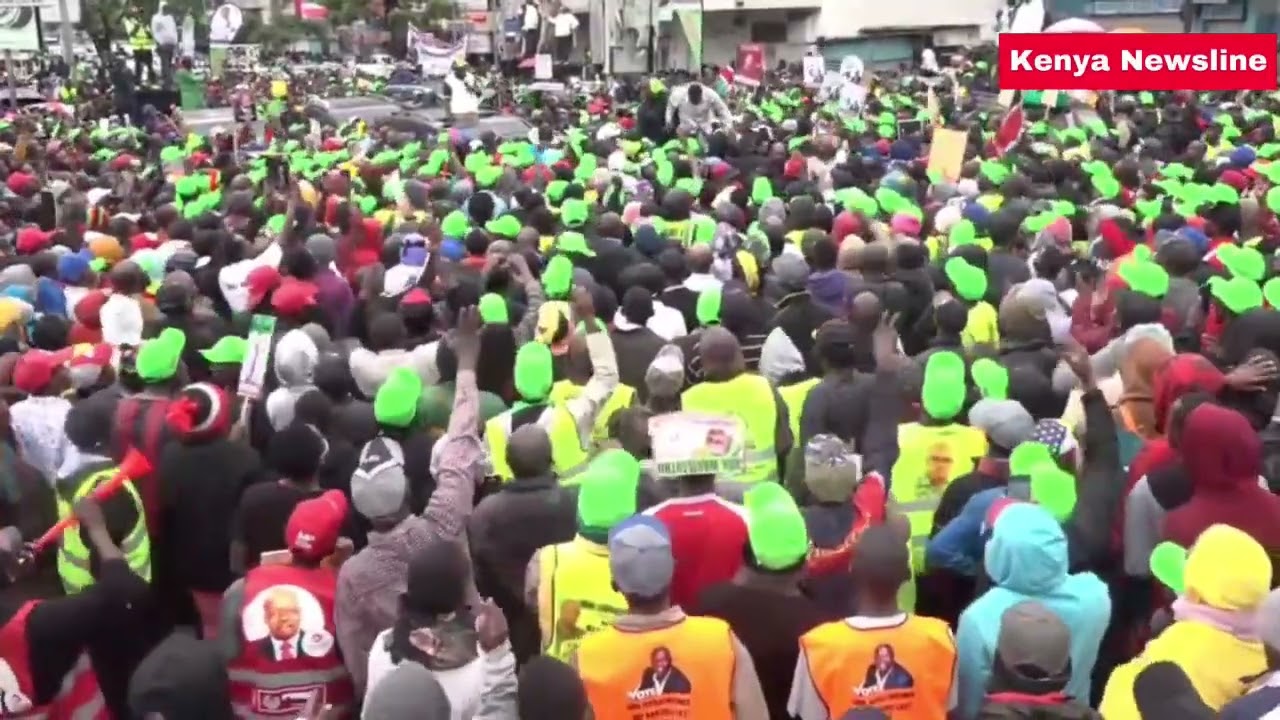 HATUTAKUBALI UUE WATOTO WETU TENA! Gachagua MPs Electrify charged Nakuru CBD crowdsj