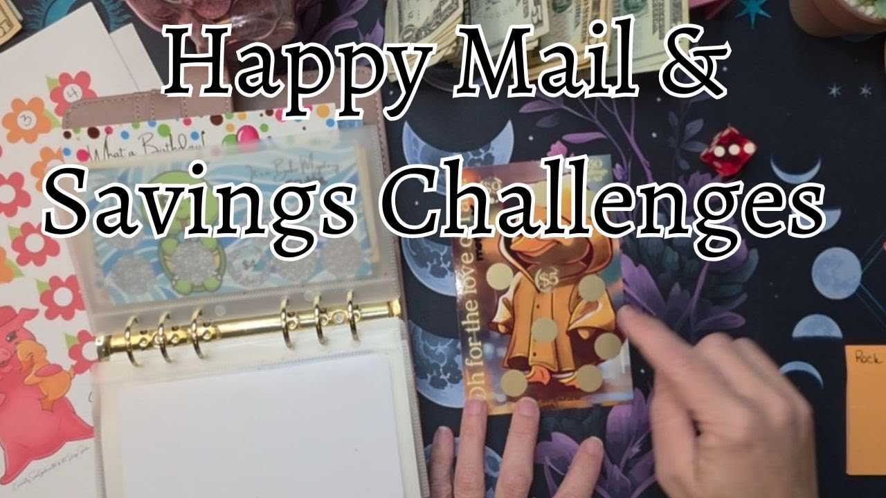 Savings Challenges = Debt Payments • Happy Mail @ReadyBudgetGo