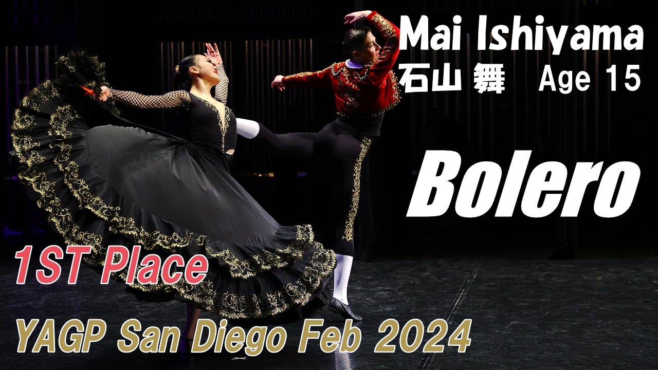 【バレエ】Mai Ishiyama (Age 15) ボレロ ドンキホーテ Bolero from Don Quixote 1ST Place YAGP San Diego 2024