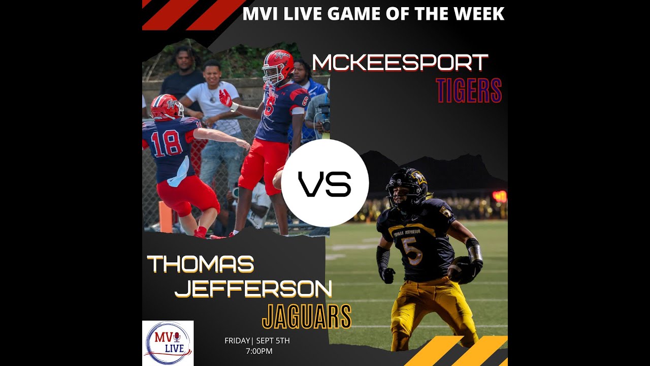 MVI Live | McKeesport vs Thomas Jefferson | Football | 9/5/25