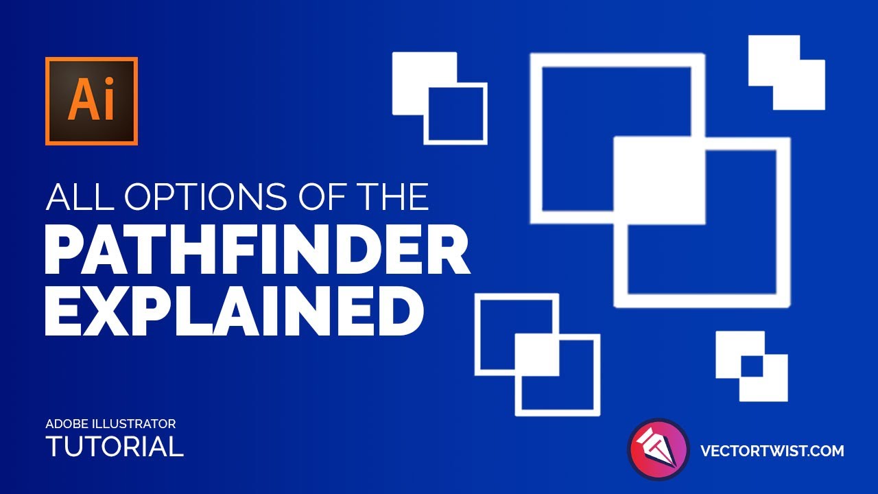 Объяснение инструмента Pathfinder // Учебное пособие по Adobe Illustrator