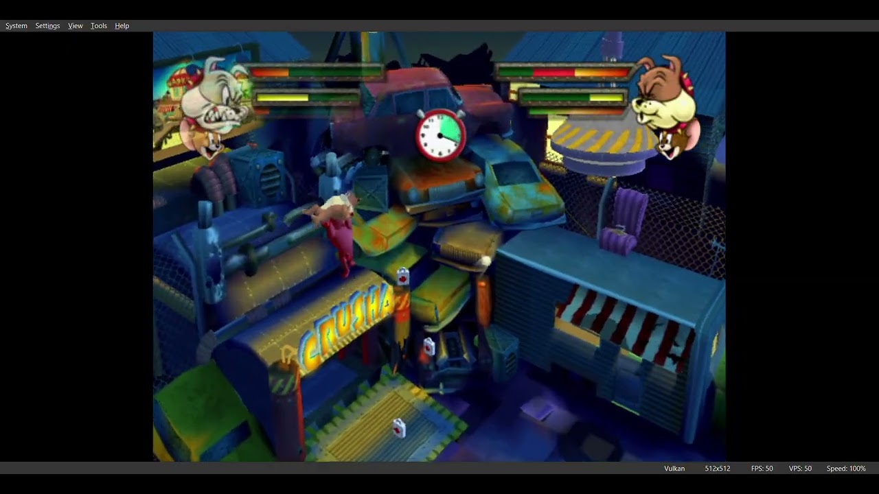 Tom & Jerry's War of the Whiskers Jerry and Spike vs Jerry and Spike Part 2