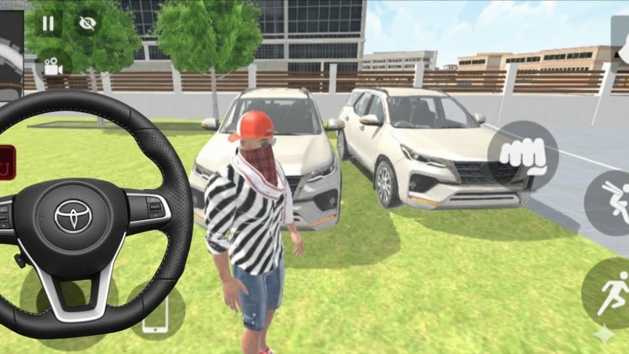 Thief rider simulator Order by 2️⃣ toyota fortuner car in my house #car #simulator 