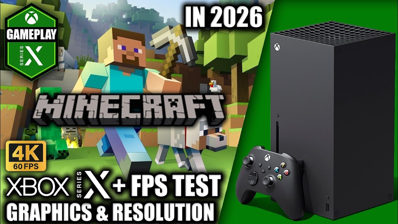 Minecraft in 2026 - Xbox Series X Gameplay + FPS Test