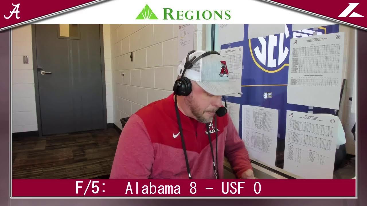 Alabama vs. USF Softball Booth Cam | February 28, 2026