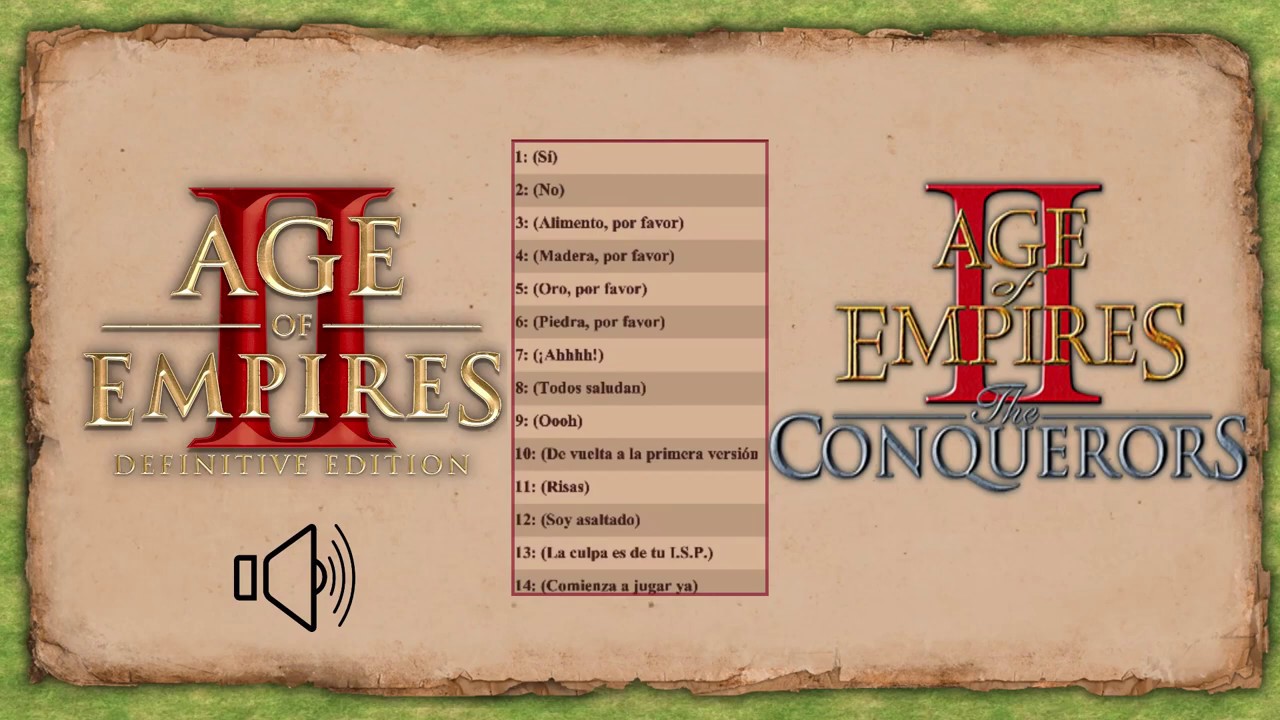 Comparando las burlas del AoE2 Vs AoE2 Definitive edition