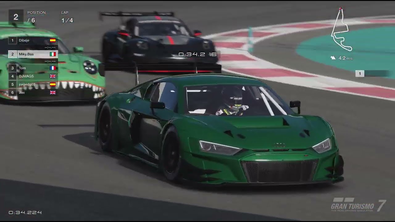 Race 4 Gsport GT3 Yas Marina #online #gt7