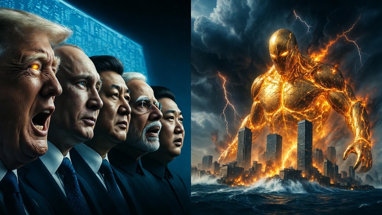 Oil & Gold War | Trump, Ayatollah Khamenei  Putin, Xi, Modi Unite in Epic Sci-Fi Battle part 1 film