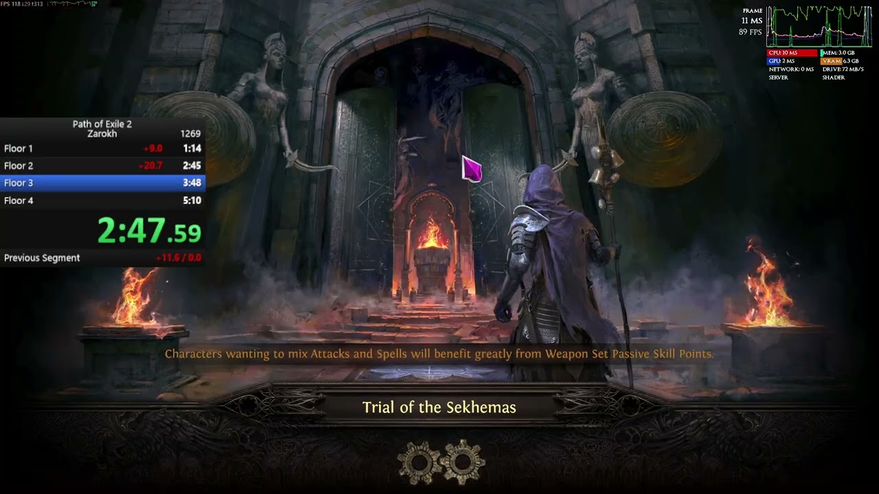 [World Record] Trial of Sekhemas All Floors in 5:18 without Reverse Chill