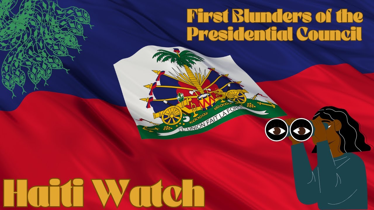 First Blunders of the Presidential Council: Haiti Watch