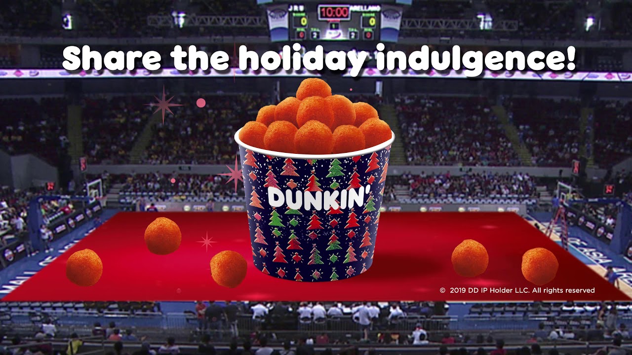 VERSION 1 Dunkin Donuts Christmas Bucket Virtual AD Nov 12