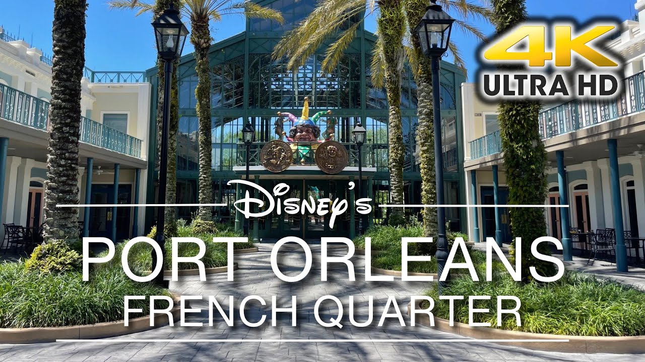Disney Port Orleans French Quarter Resort Tour in 4K