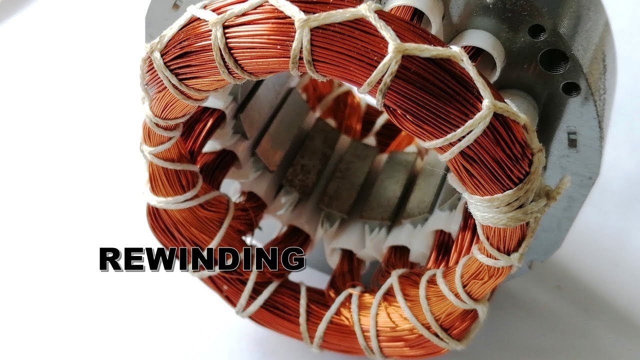 HOW TO REWIND CLUTCH MOTOR - FULL TUTORIAL