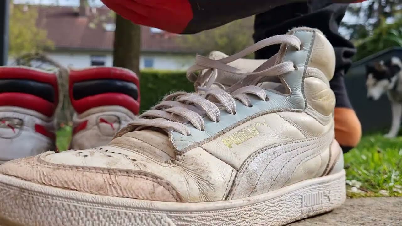 Trashed Sneakers: Puma Hightops