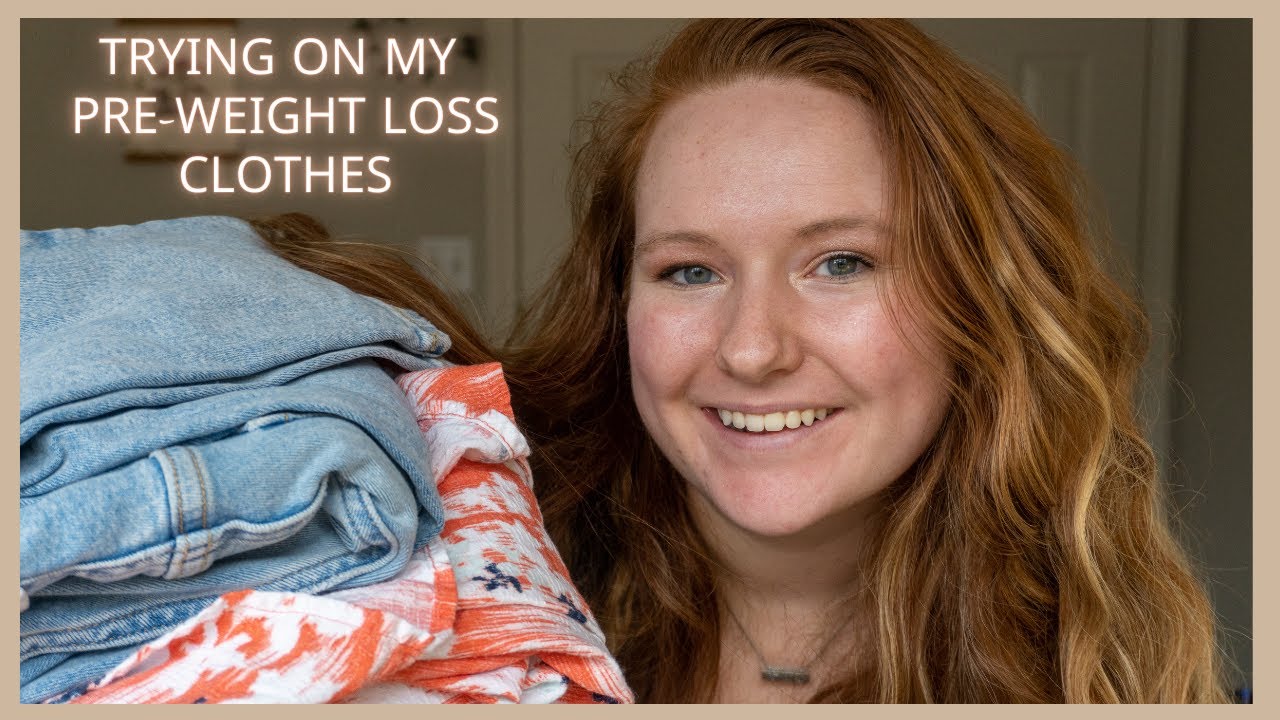 Trying on my pre-weight loss clothes | down 4 sizes