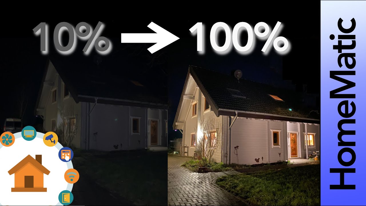 HMIP Bewegungsmelder - 10% bei Dunkelheit - 100% bei Bewegung | verdrahtet.info [4K]
