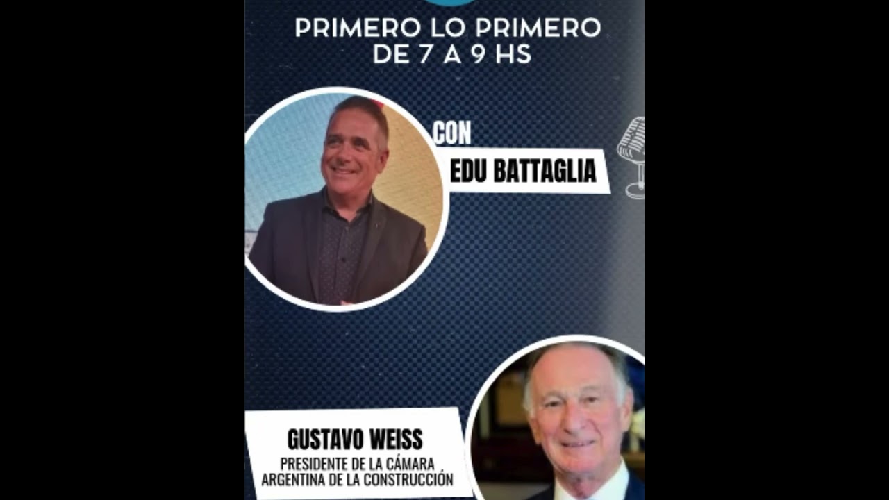 Entrevista a Gustavo Weiss, presidente de la Cámara Argentina de la Construcción