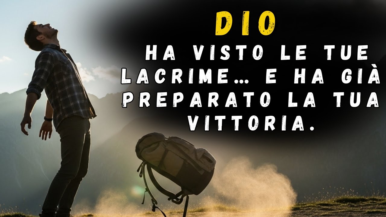 DIO ha visto le tue lacrime… e ha già preparato la tua vittoria.