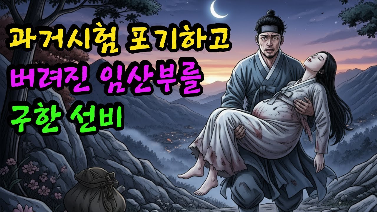 억울하게 쫓겨난 임산부를 구하기 위해 3년만에 보는 과거시험을 포기한 선비 ㅣ 야담 설화 옛날이야기 수면동화 권선징악 오디오북