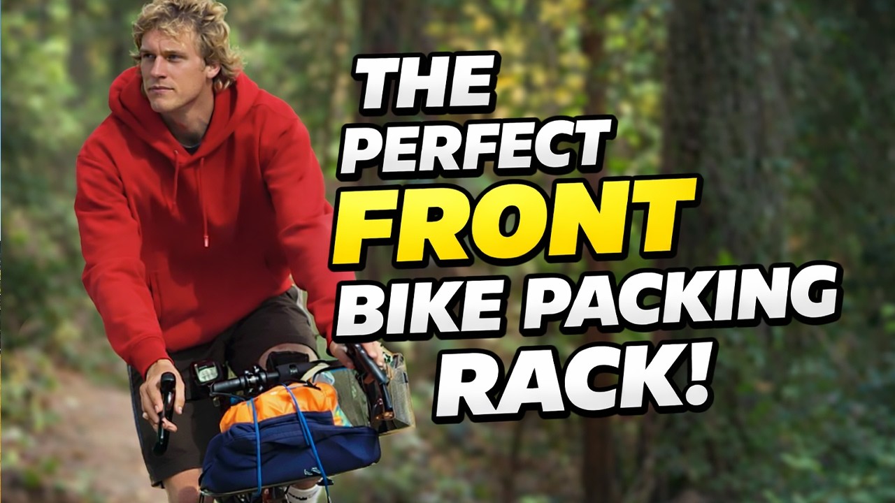 Turning a Heavy Basket Into the Perfect Bike Packing Rack