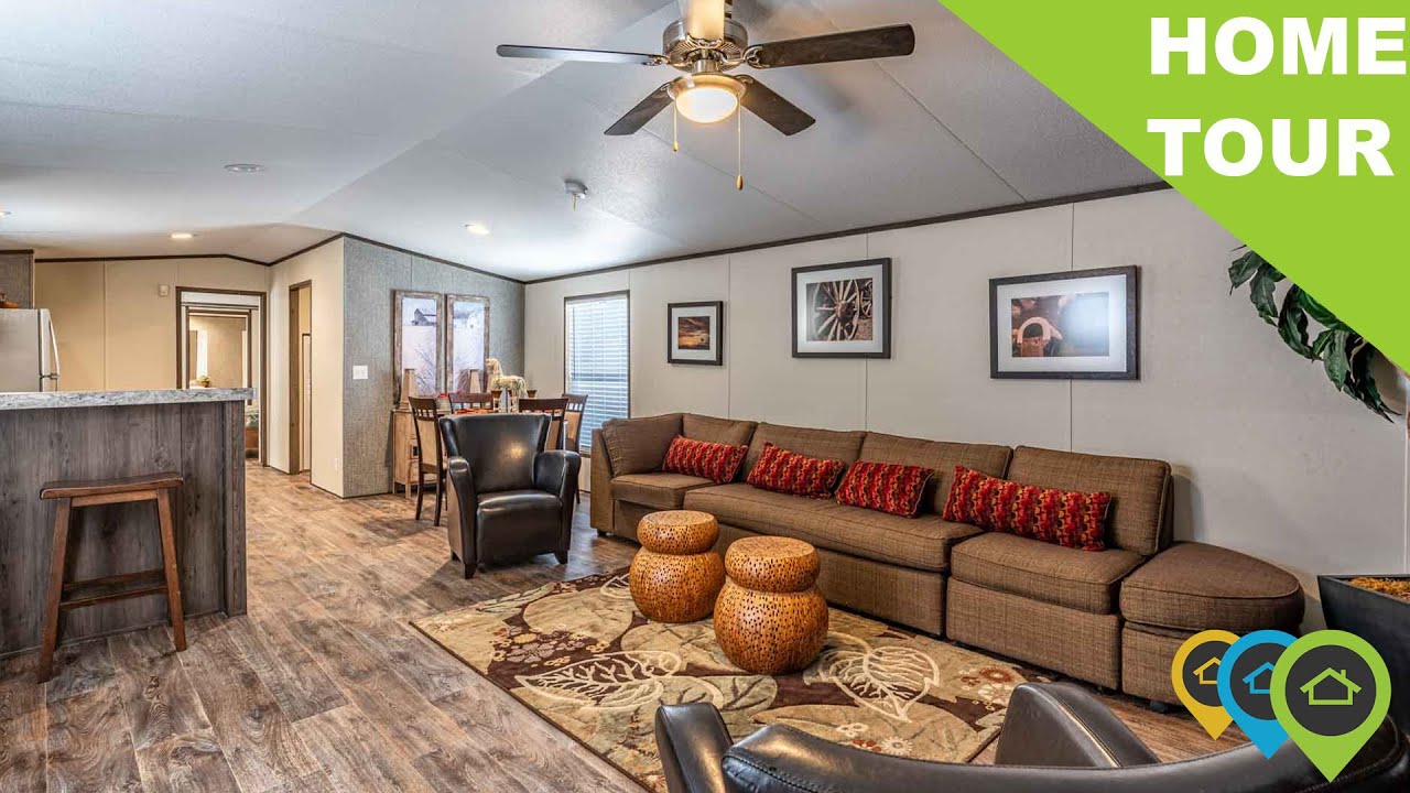 COMFORTABLE Single wide Home With All The OPTIONS! Let's Take a Home Tour!