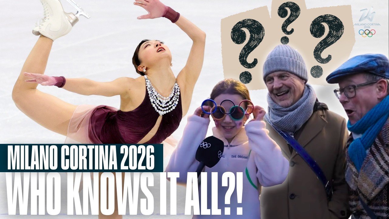The Ultimate Figure Skating Quiz at the Milano Ice Skating Arena 📋❓ #MilanoCortina2026