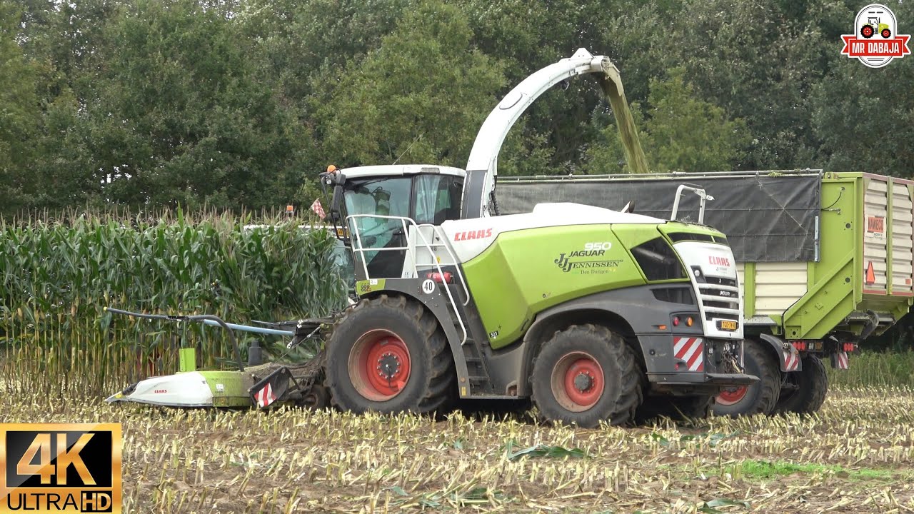 part 4  Cornharvest 2023 Jennissen Claas jaguar 950 + 750 orbis + 4 fendt + kaweco +dronefootage