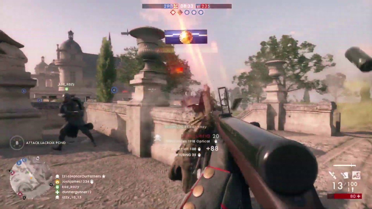 2019 BF1 Conquest Gameplay (PS4 Pro)