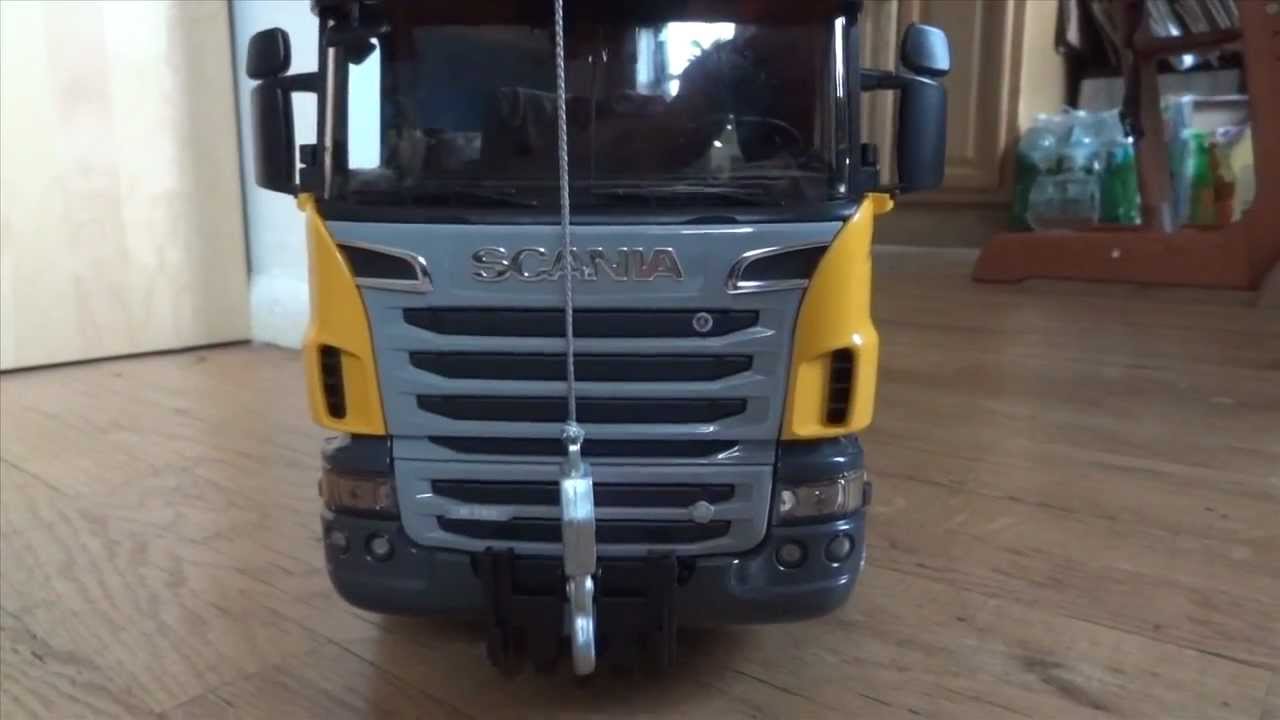 Грузовик-кран Bruder Scania R-Series Liebherr #03570