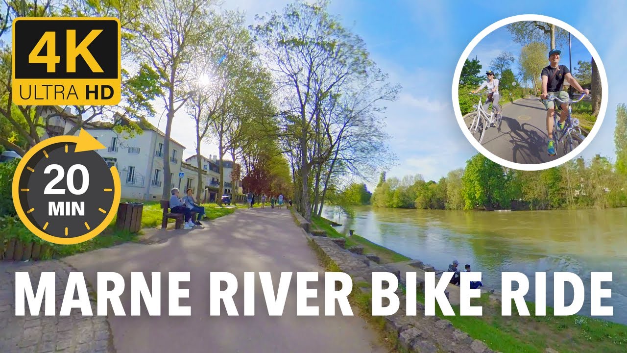 A Bike Ride in Saint-Maur-des-Foss&eacute;s, near Paris | Cycling Along the Marne River