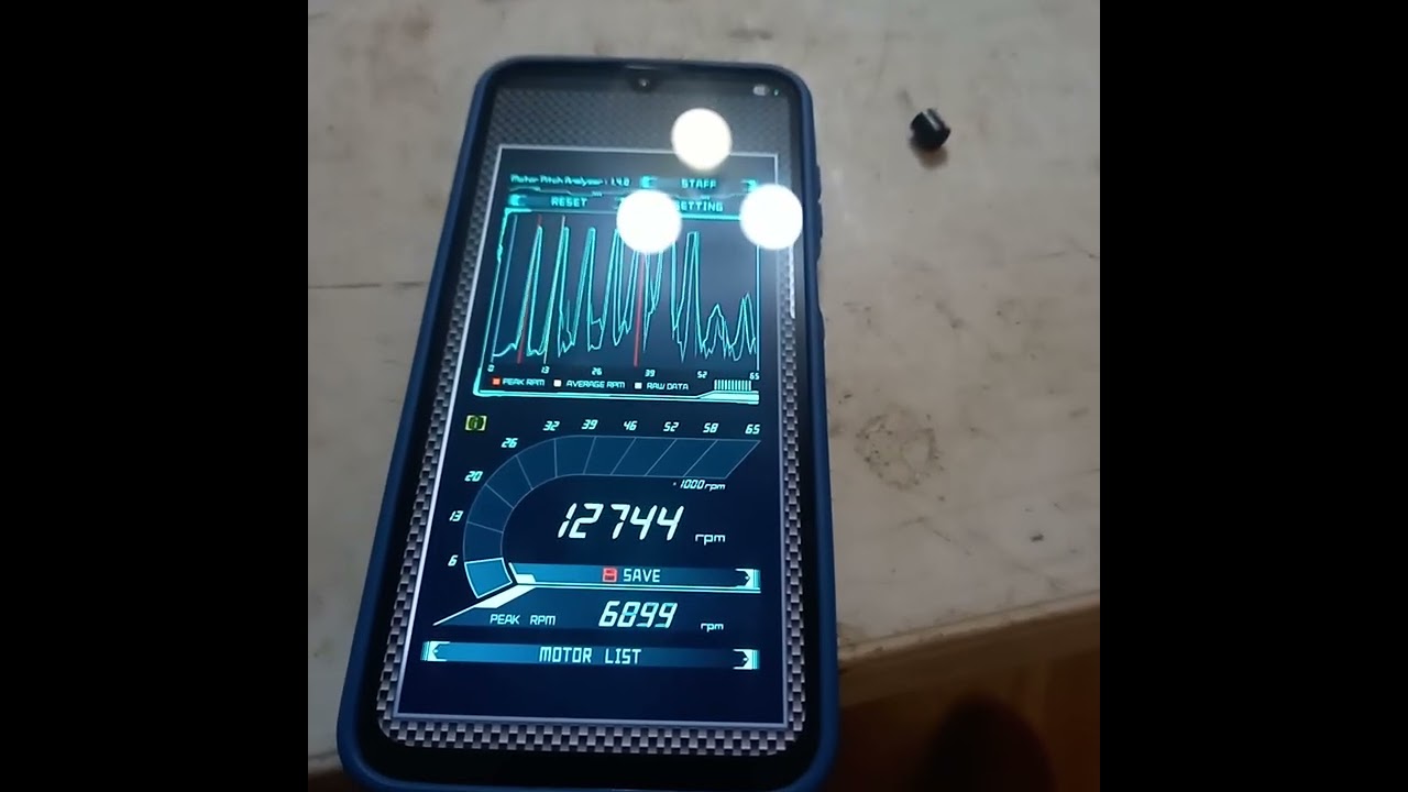 Slotcar motor analyser and speed checker 