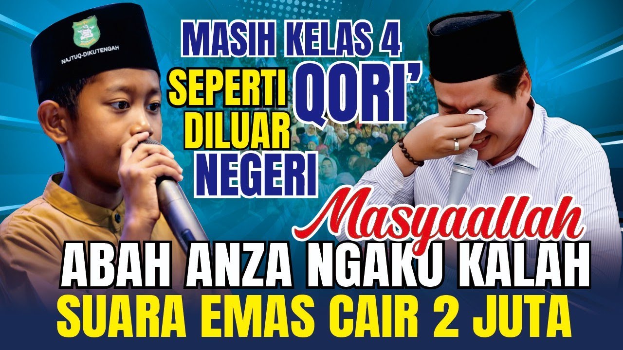 KH. ANWAR ZAHID SAMPAI NGAKU KALAH DENGAN ANAK SD CALON QORI' INTERNASIONAL