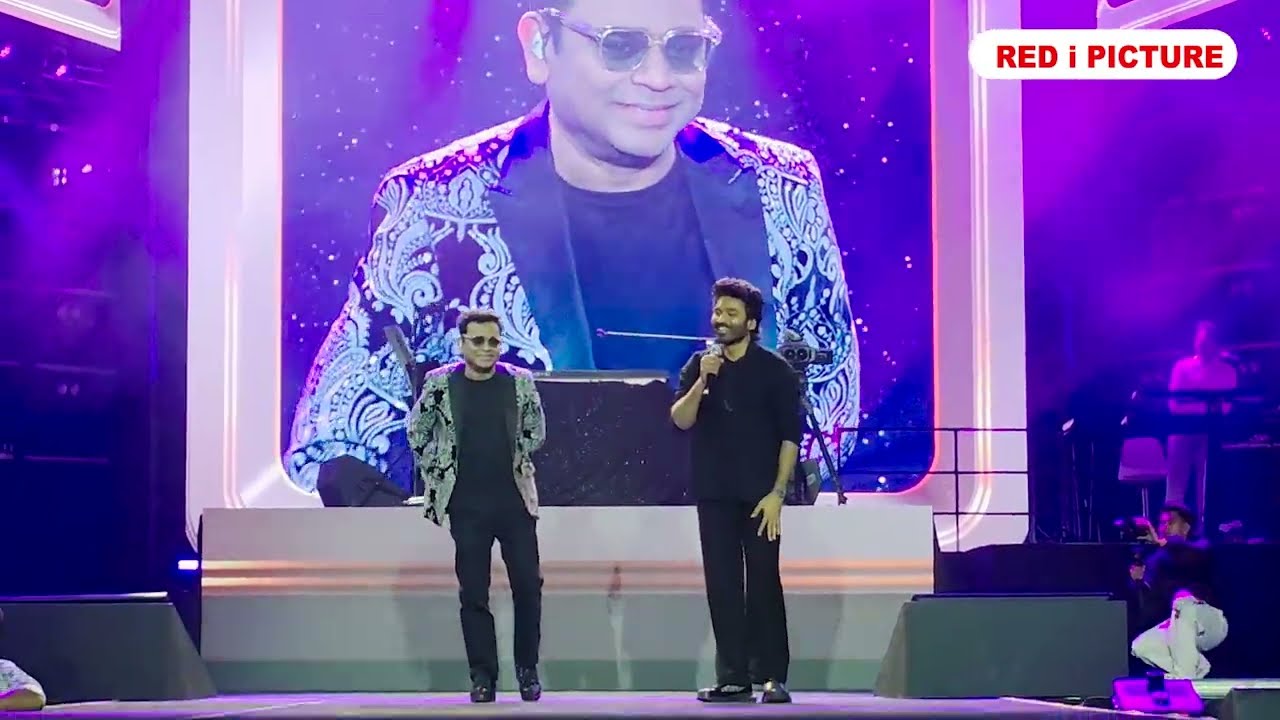 Dhanush at A R Rehman Live Concert Pune